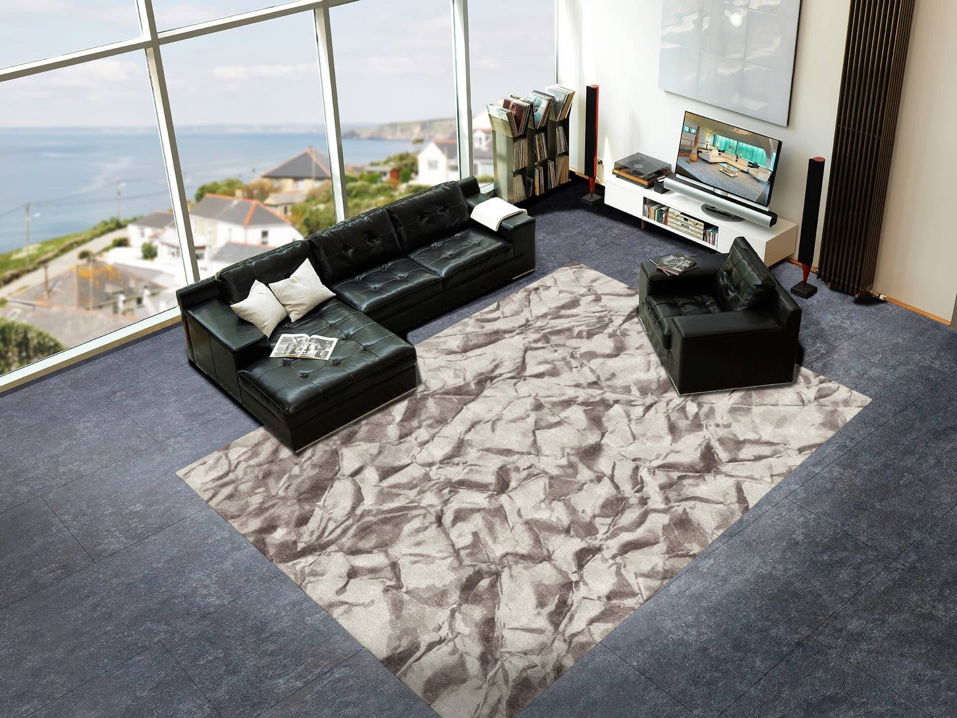 Makalu Nepal Teppich Millenium VT388 beige Handgetuftet im Wunschmaß – Bild 3